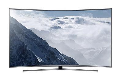 Fernseher von SAMSUNG 88" Curved SUHD Smart TV KS9880 von vorne