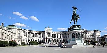 Die Hofburg in Wien.