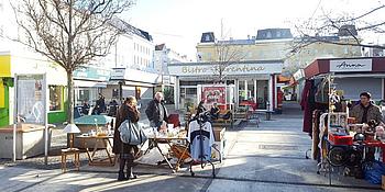 Marktplatz bei Tageslicht