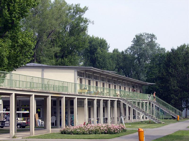 Kabanen im Gänsehäufel