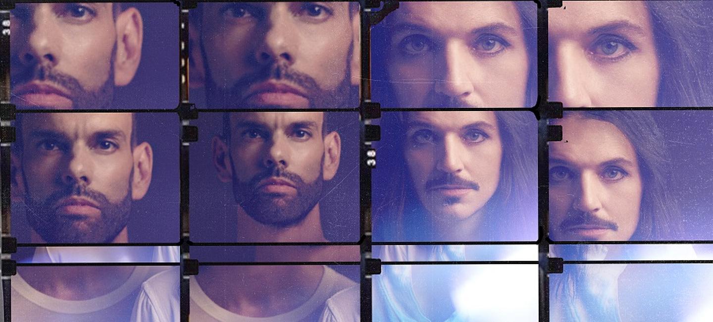 Placebo Band auf Tour: Kunstbild der Band zum Tourstopp in der Stadthalle