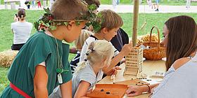 Kinder beim Kinderfest in Carnuntum