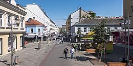 Einkaufsstraße in Wien