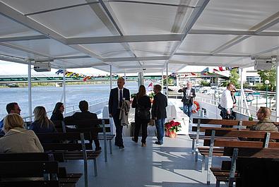 Donau Schiff MS Blue Danube Deck