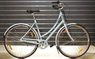 Retro Citybike hellblau