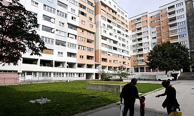 Am Schöpfwerk - einer der betroffenen Bauten