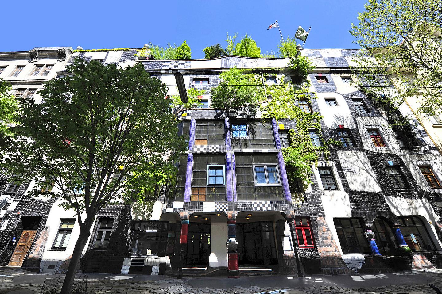 Kunsthaus-Wien-Museum-Hundertwasser Außenfassade