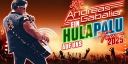 Sujet für die "Ein Hulapalu Auf Uns - Tour 2025" vom selbsternannten Volks-Rock´n´Roller Andreas Gabalier Andreas Gabalier