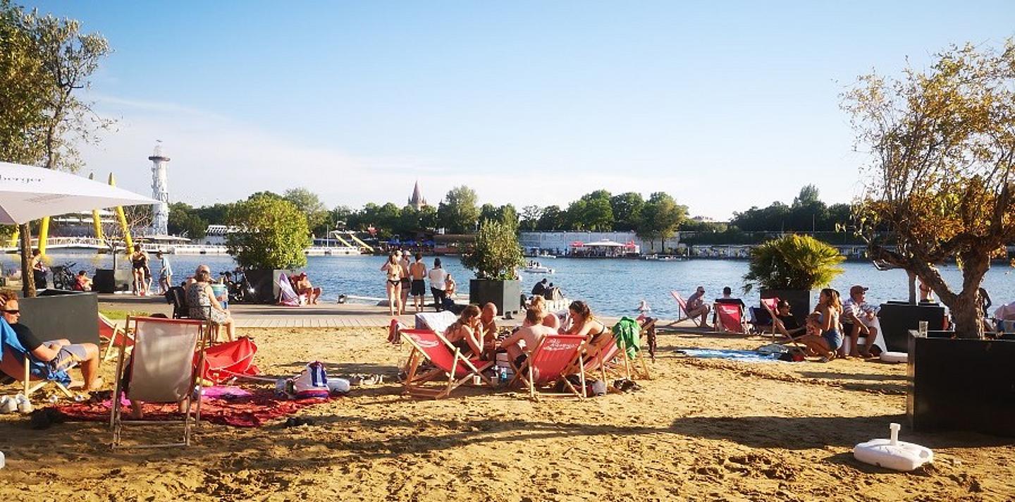 Strand bei der Donau