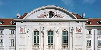 Konzerthaus in Wien von außen bei Tag