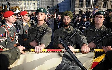 Angelobung Menschen mit Migrationshintergrund beim Bundesheer