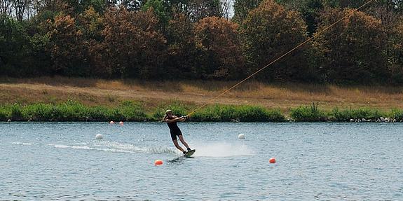 Wake Boarden auf der Donau