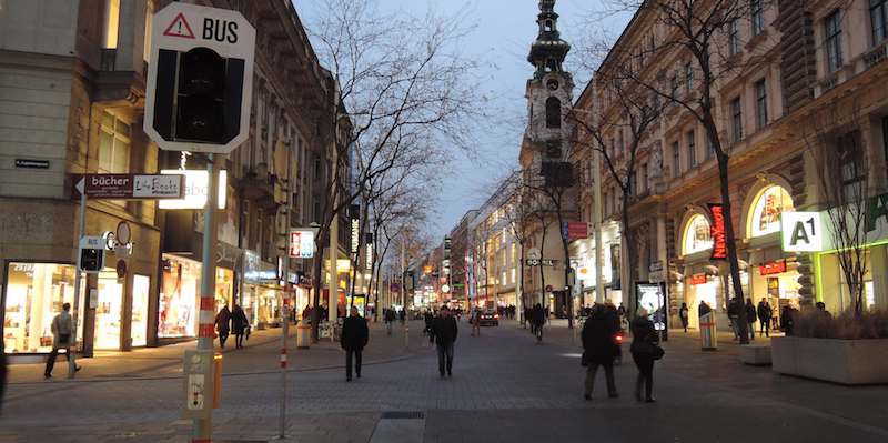 Die Mariahilfer Straße heute