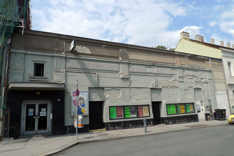 Äußere Fassade der Szene Wien