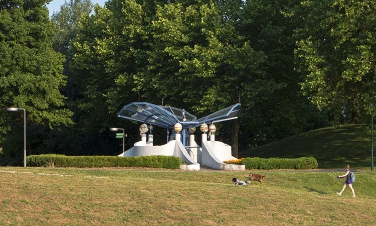 Die Wetterstation im Kurpark Oberlaa, eine von vielen Wetterstationen in Wien