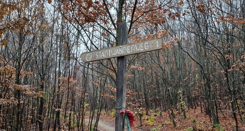 Stadtwanderweg 1a Schild