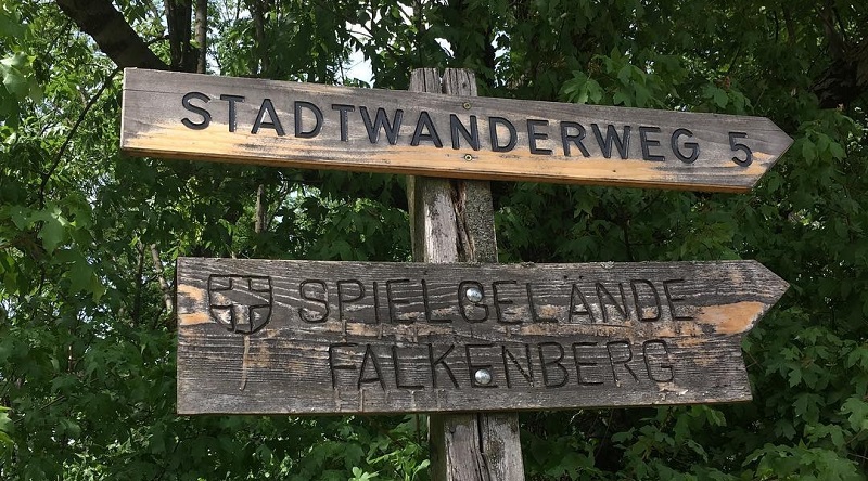 Stadtwanderweg 5 Schild