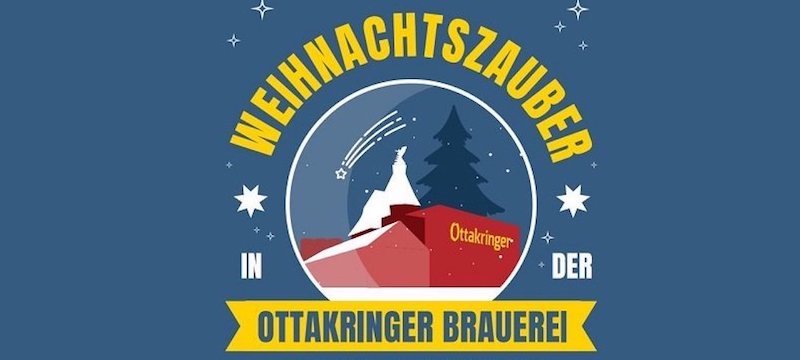 Flyer für Weihnachtszauber in der Ottakringer Brauerei