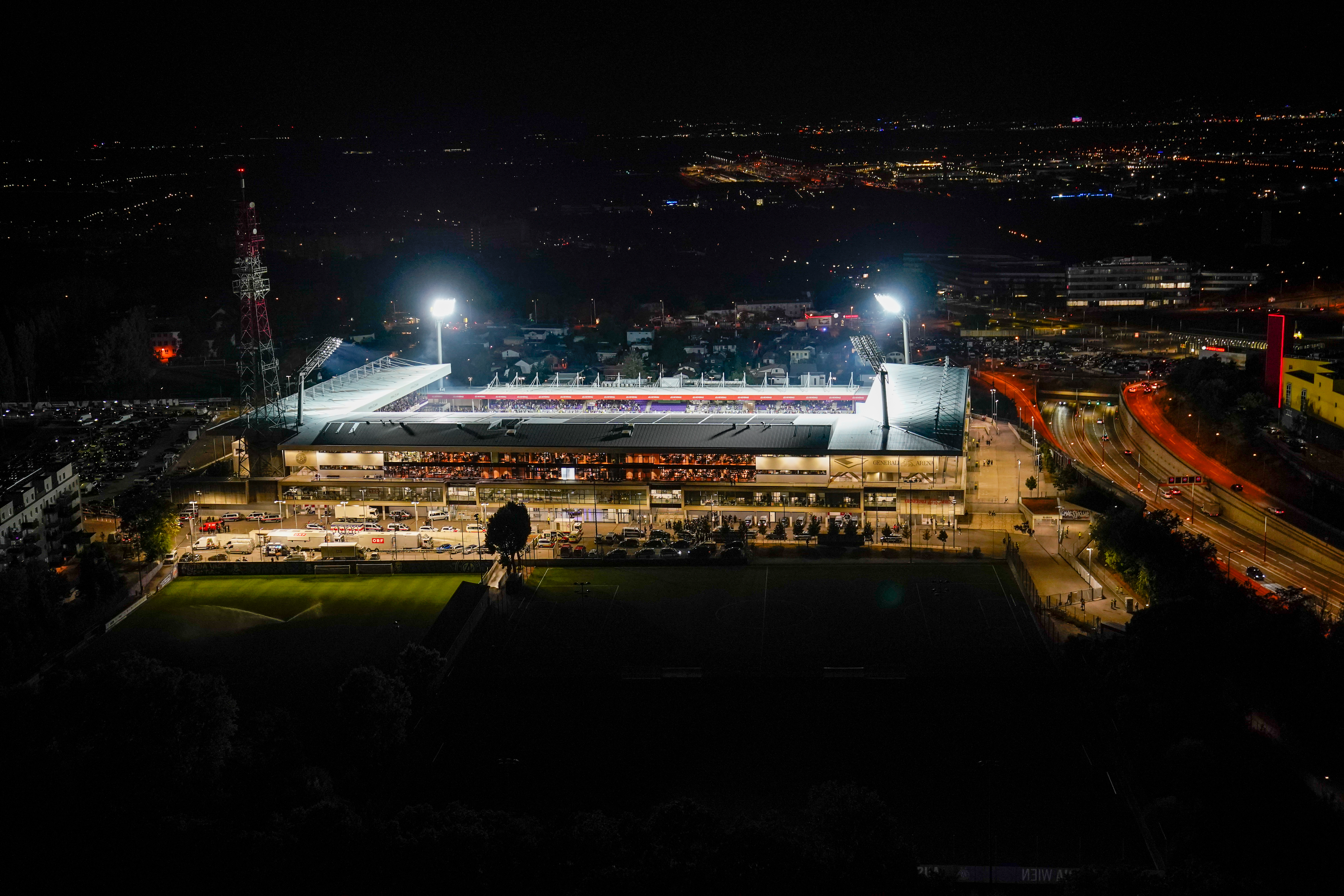 Luftaufnahme der Generali Arena