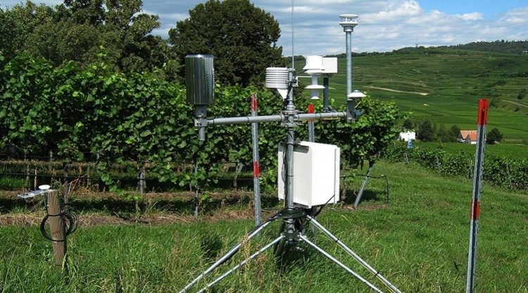 Eine mobile Wetterstation für zu Hause.