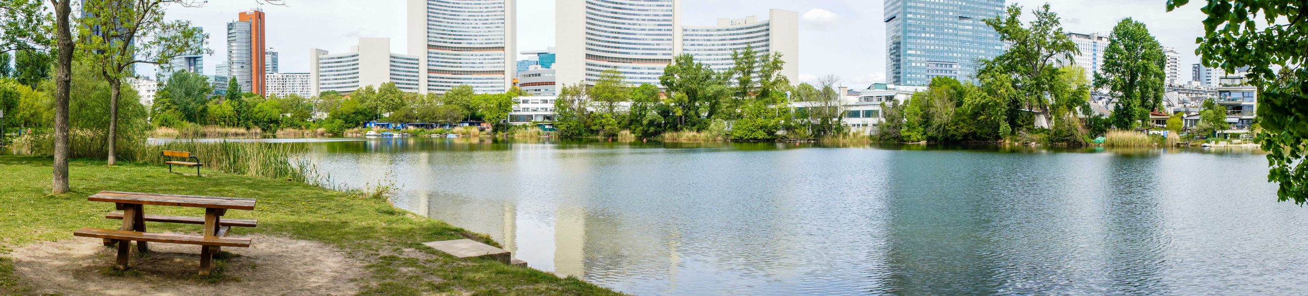 Alte Donau: Konsumfreie Liegeflächen: ArbeiterInnenstrand und Strombucht Copyright: (c) Christian Fürthner