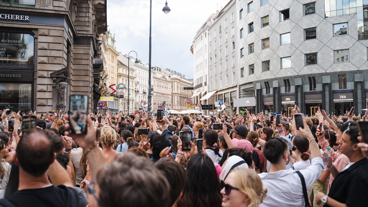 Taylor Swift Fans in Wien (©Foto: (c) WienTourismus/Rafael Bittermann)